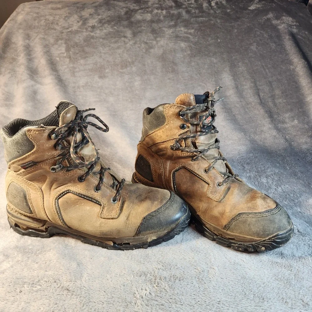 Red Wing Boots‎ Mens 9.5 Brown Leather FlexForce 2401 Work FOR REPAIR ONLY